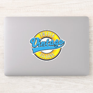 Pegatina Dalarna Suecia vintage