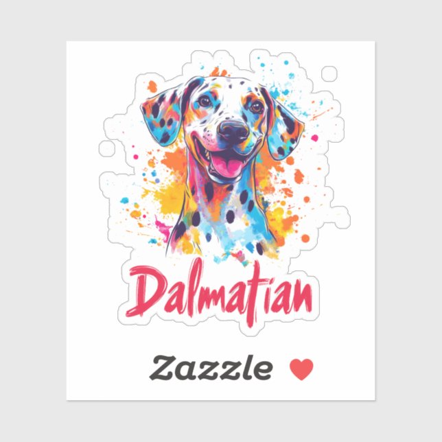 Pegatina Dalmatian Dog (Hoja)