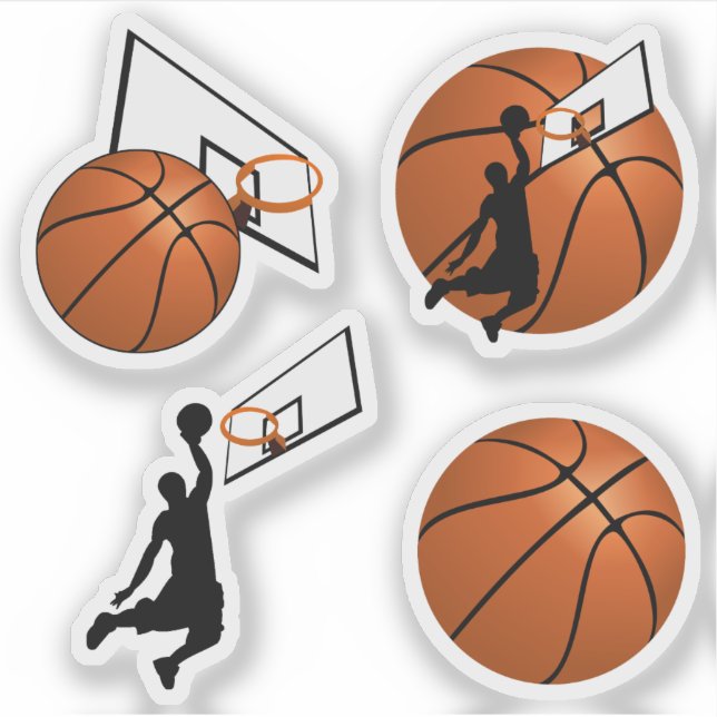 Pegatina ¡DAMA! Baloncesto (Anverso)