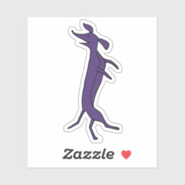 Pegatina Dancing dachshund