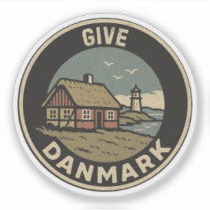 Pegatina Dar, Dinamarca Danmark