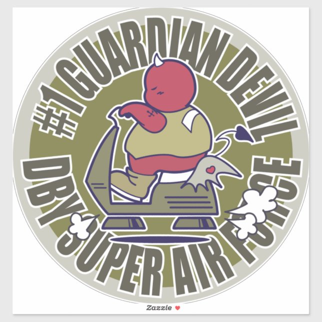 Pegatina DBY Super Air Force (Hoja)