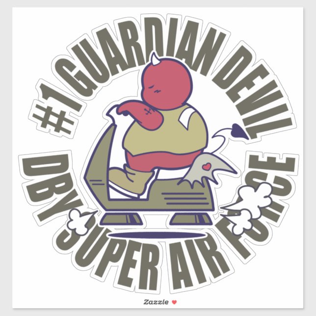 Pegatina DBY Super Air Force (Hoja)