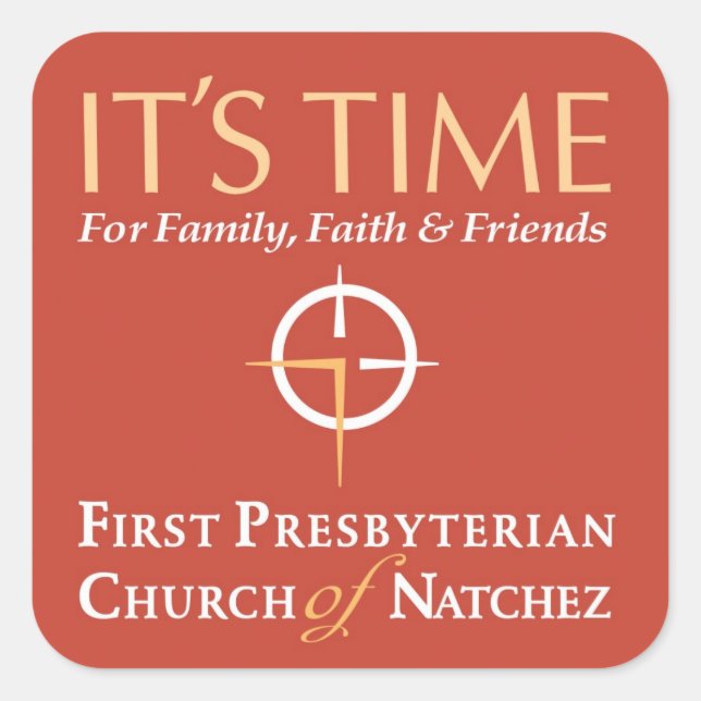 pegatina de 3" x 3" (Anverso)