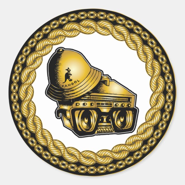 pegatina de "80's Baby-Johnny 5". (Anverso)