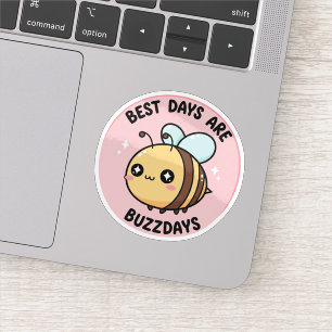 Pegatina de abeja – Abejorro kawaii adorable