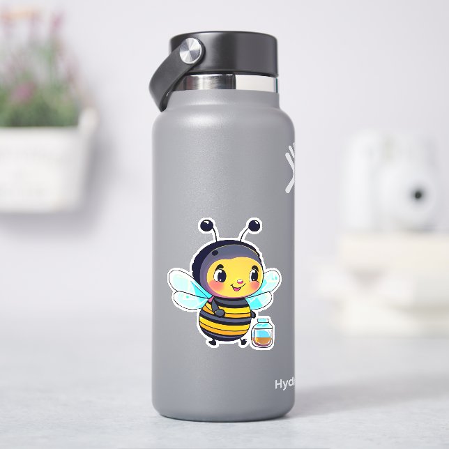 Pegatina de abeja para botella de agua (hidrofrasco)