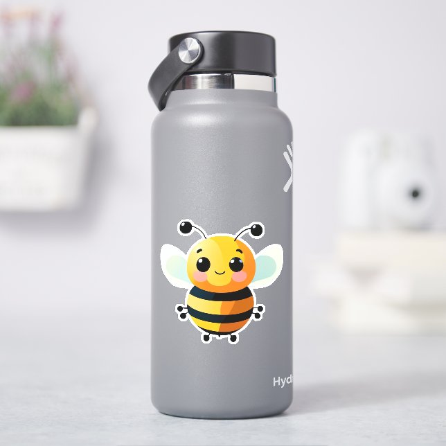 Pegatina de abejas para botella de agua (hidrofrasco)