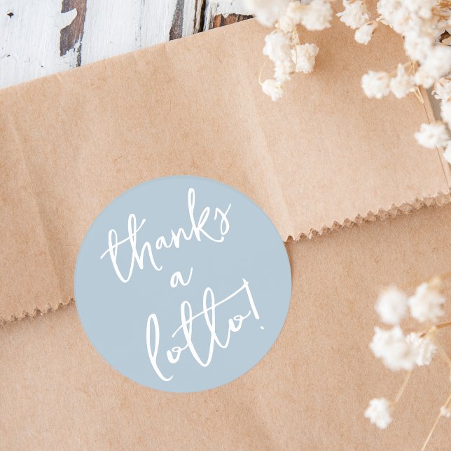 Pegatina de agradecimiento Dusty Blue (Subido por el creador)