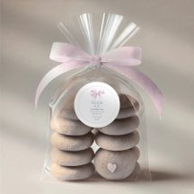 Pegatina de agradecimiento por bautizo de niña – l