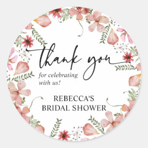 Pegatina de agradecimiento redonda / cuadrada de m