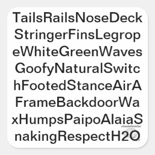 pegatina de agua educada de brainfart Respect