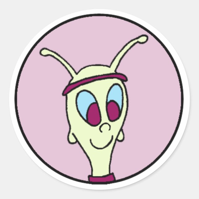 Pegatina de Aileen Mini Circle (Anverso)