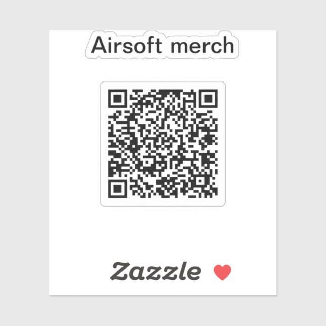 Pegatina de Airsoftgun con canal de youtube (Hoja)