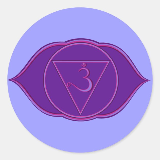 Pegatina de Ajna Chakra (Anverso)
