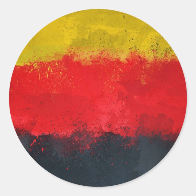 Pegatina de Alemania (Anverso)