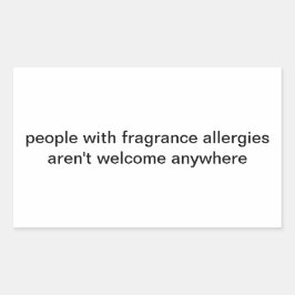 pegatina de alergias a perfumes
