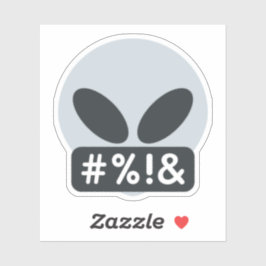 Pegatina de Alien de Salty Space