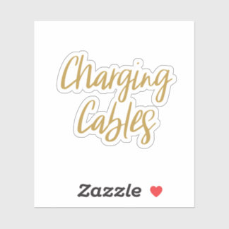 Pegatina de almacenamiento de cables de carga