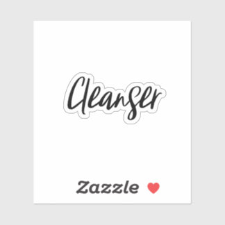 Pegatina de almacenamiento de Cleanser