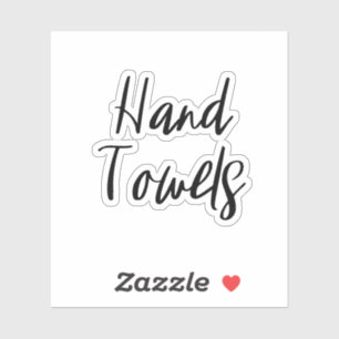 Pegatina de almacenamiento de toallas manuales