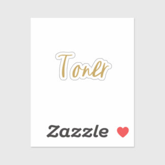 Pegatina de almacenamiento de tóner