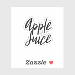Pegatina de almacenamiento de zumos de Apple