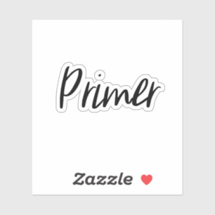 Pegatina de almacenamiento primario