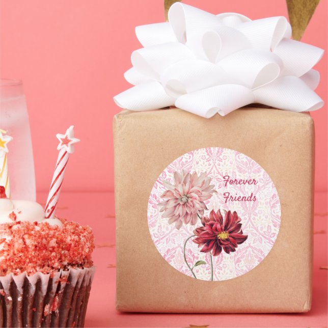 Pegatina de amigos de pares de flores de estilo vi (Fiesta)