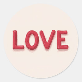 Pegatina de amor