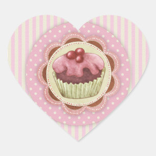 Pegatina de amor de CupCake