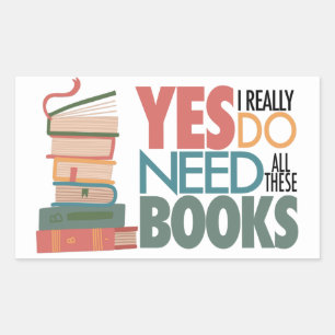 Pegatina de amor de libro y lectura