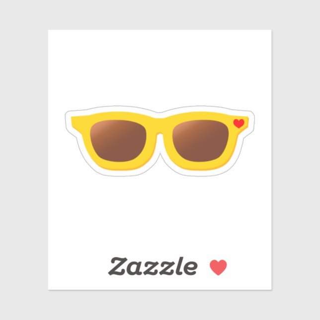 Pegatina de amor de verano (Hoja)