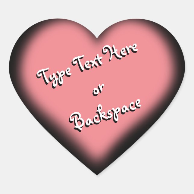 Pegatina de amor Pegatina de San Valentín personal (Anverso)