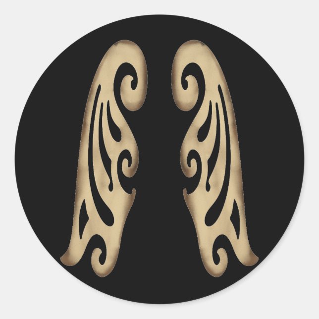 Pegatina de Angel Wings (Anverso)