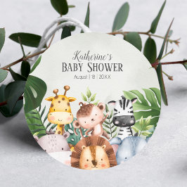 Pegatina de animales de Safari de la Selva Cute