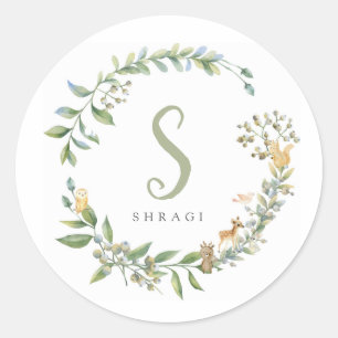 Pegatina de animales forestales