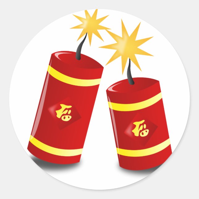 Pegatina de Año Nuevo chino (Anverso)