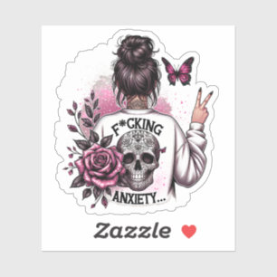 Pegatina de Ansiedad, Pegatina de Salud Mental