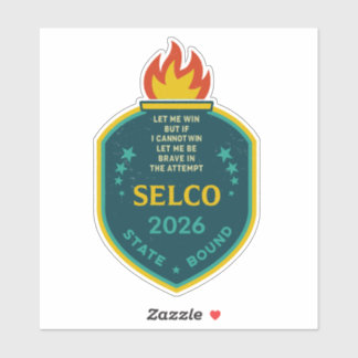 Pegatina de antorcha y juramento