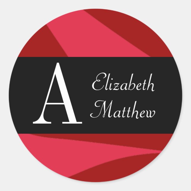 Pegatina de apellido y apellido del Personalizar r (Anverso)