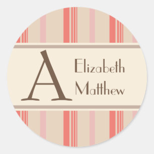 Pegatina de Apellidos y Apellidos del Personalizar