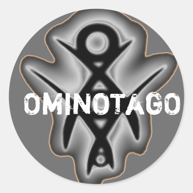 Pegatina de argumentos de OminOtagO (Anverso)