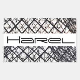 Pegatina de arquitectura industrial