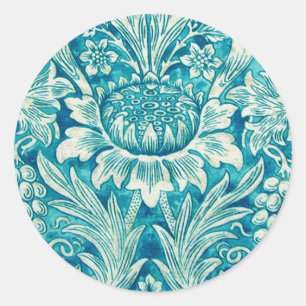 Pegatina de Art Nouveau girasol