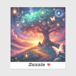 pegatina de arte de ensueño "Reverie"