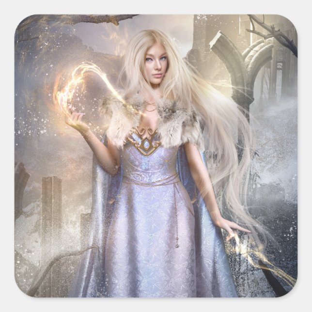 Pegatina de Arte de Goldenmark Épic Fantasy (Anverso)