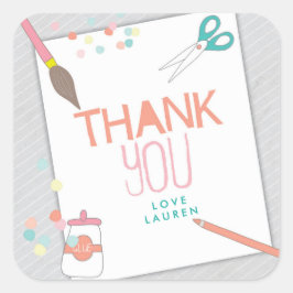 Pegatina de arte moderno y arte de artesanía Fiest