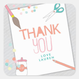 Pegatina de arte moderno y arte de artesanía Fiest