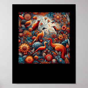 Pegatina de arte mural de tribus aborígenes austra